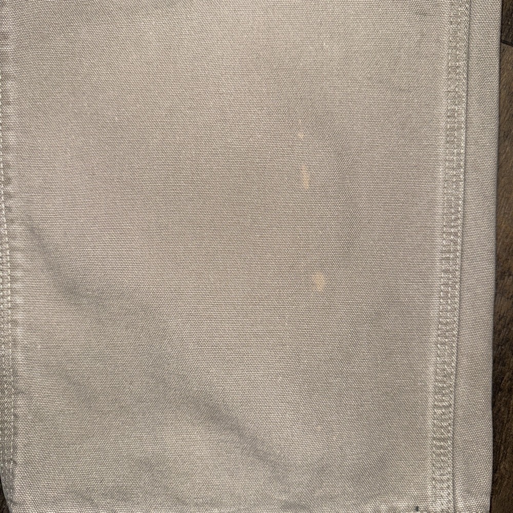 Carhartt Pants Mens 36x32 Gray B11 Original Dungaree Fit Work Carpenter Canvas - Picture 5 of 9